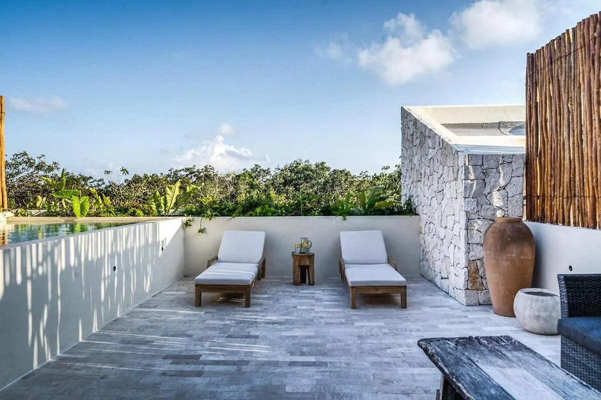 Lejlighed 3 Bedroom Penthouse With Private Pool & Sunset Terrace Tulum Mexico